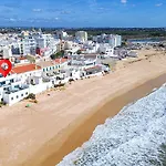 Luxury Beachfront 2bd Ac Wifi Ocean Balcony Apartment Armacao de Pera